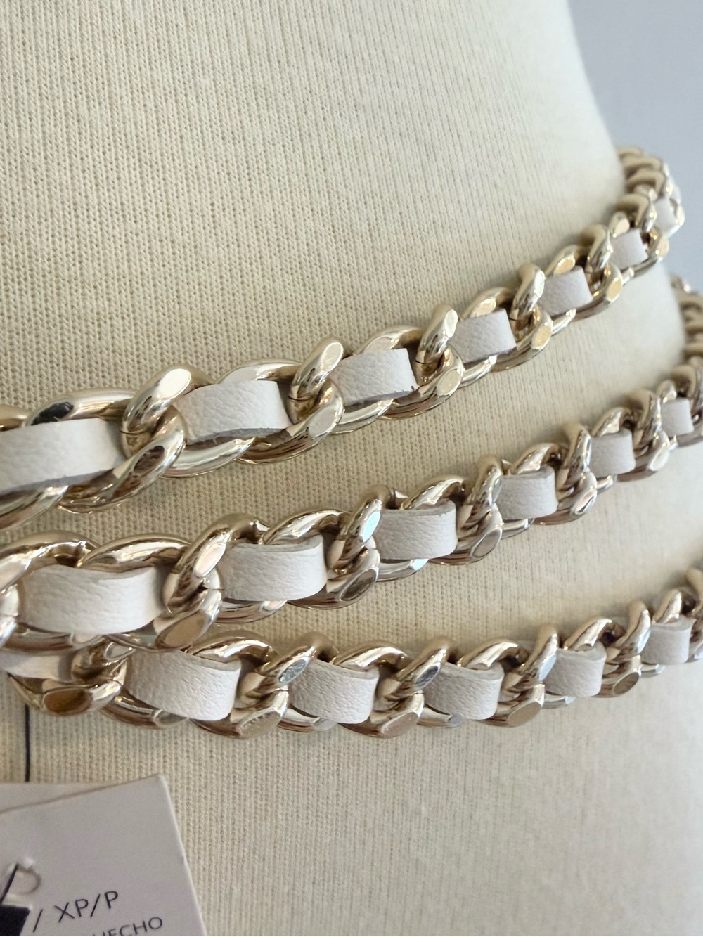 NWT • White House Black Market Triple Chain Belt - Picture 5 of 10